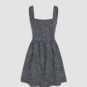 Cider - New w/ Tags - Navy Tweed Dress